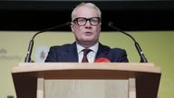 Labour&#39;s Richard Parker speaks as he is elected as the new Mayor of West Midlands, following the count at the International Convention Centre in Birmingham. Picture date: Saturday May 4, 2024.