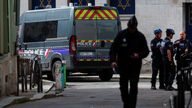 Pic: Reuters
Police officers work after police shot dead an armed man earlier who set fire to the city&#39;s synagogue in Rouen, France, May 17, 2024. REUTERS/Gonzalo Fuentes