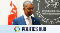 Pic: PA
New First Minister of Wales Vaughan Gething at the signing of his affirmation at the Senedd in Cardiff. Picture date: Wednesday March 20, 2024. PA Photo. See PA story POLITICS Wales. Photo credit should read: Ben Birchall/PA Wire