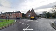 The collision occurred on Wishaw&#39;s Cambusnethan Street near to the roundabout with Kirk Road