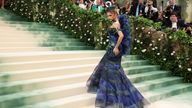 Zendaya poses at the Met Gala, an annual fundraising gala held for the benefit of the Metropolitan Museum of Art&#39;s Costume Institute with this year&#39;s theme &#39;Sleeping Beauties: Reawakening Fashion&#39; in New York City, New York, U.S., May 6, 2024. REUTERS/Andrew Kelly