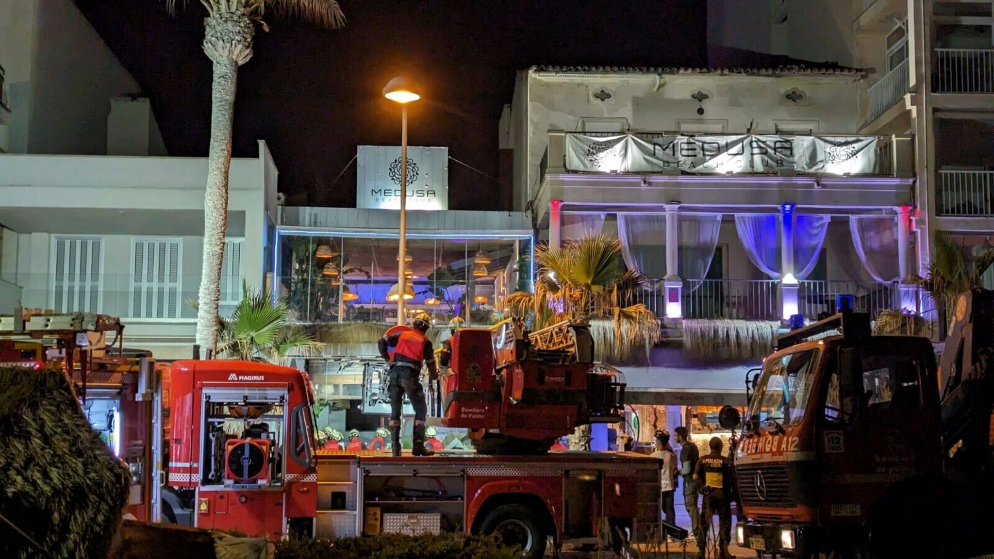 Four killed and 16 injured after restaurant collapse on Majorca beach