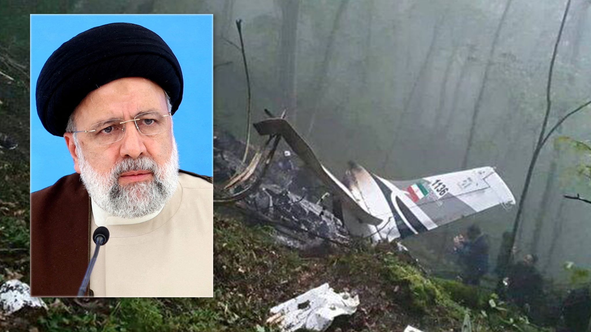 Iran president search latest: Ebrahim Raisi and foreign minister dead in  helicopter crash; rescuers locate 'completely burned' wreckage | World News  | Sky News