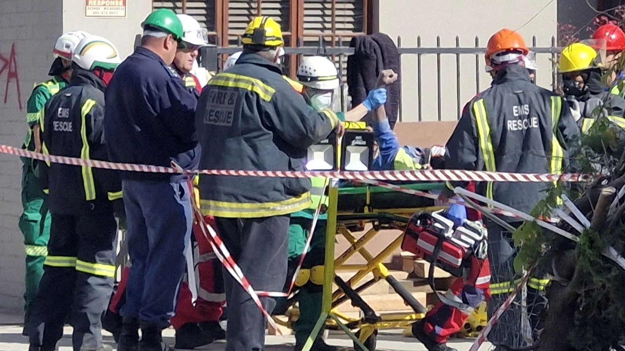 South Africa: Man rescued from collapsed building in George after five ...