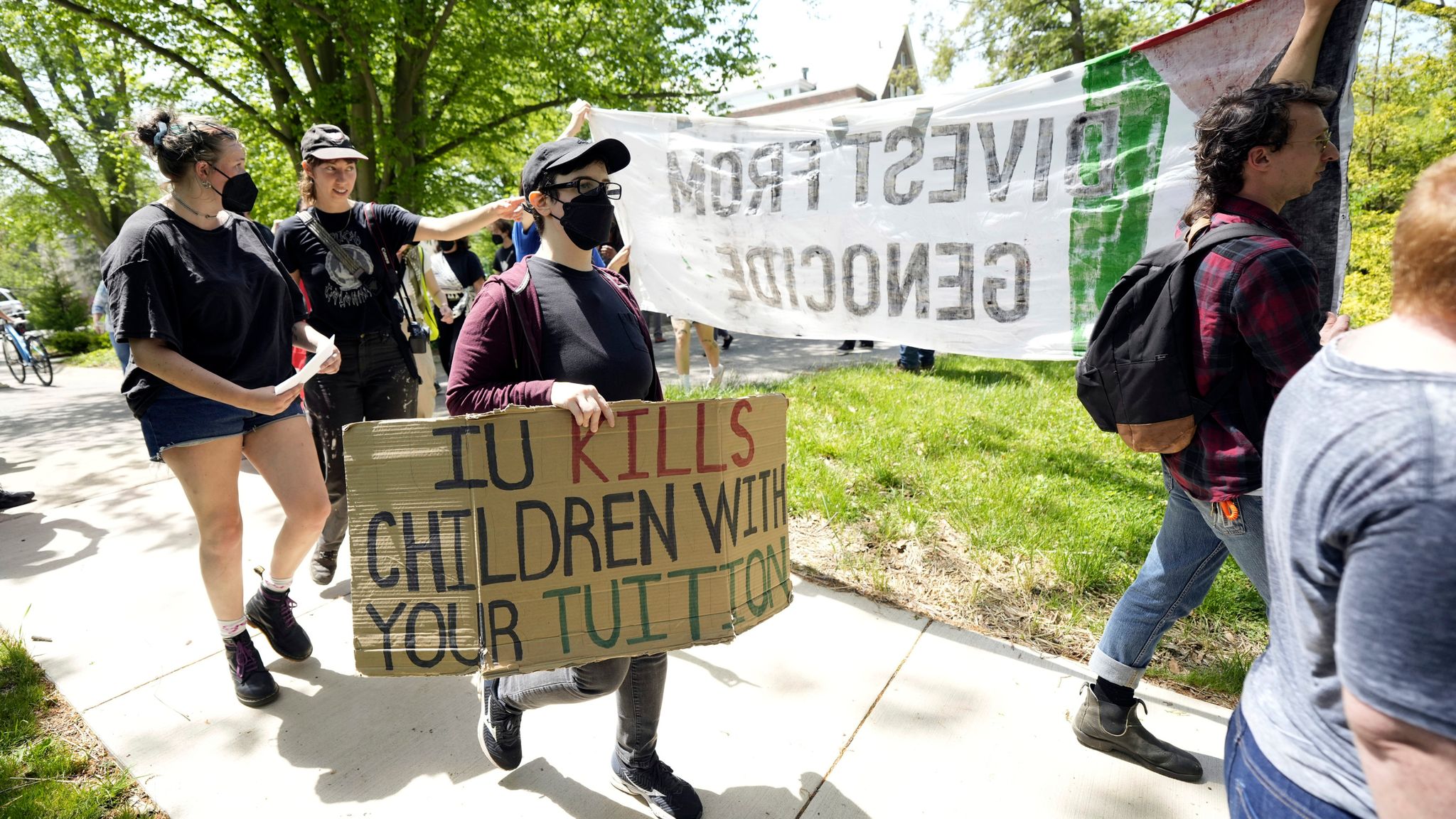 In pictures: The wave of protests against Gaza war at universities