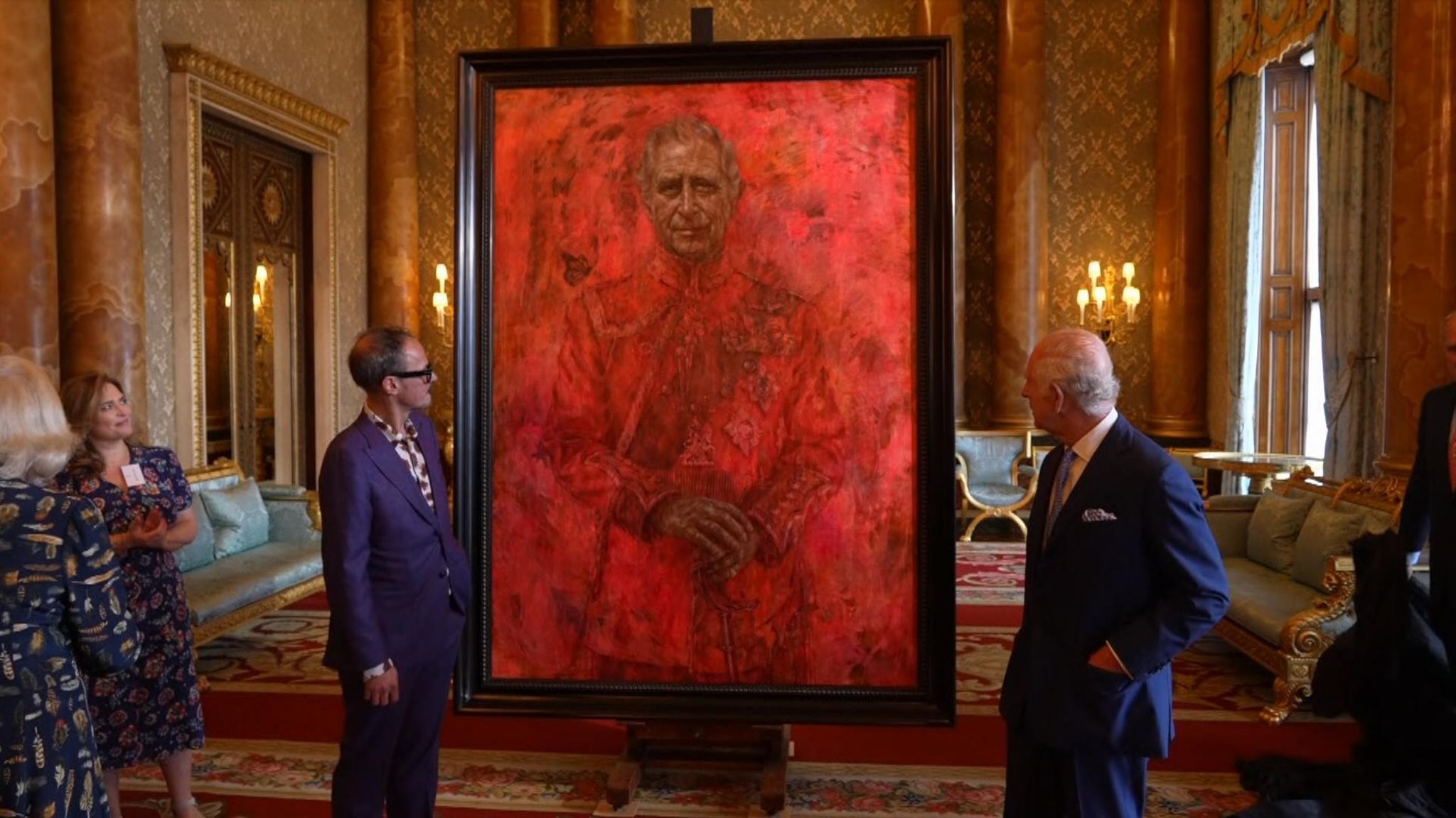 King's first official painted portrait since the coronation unveiled ...