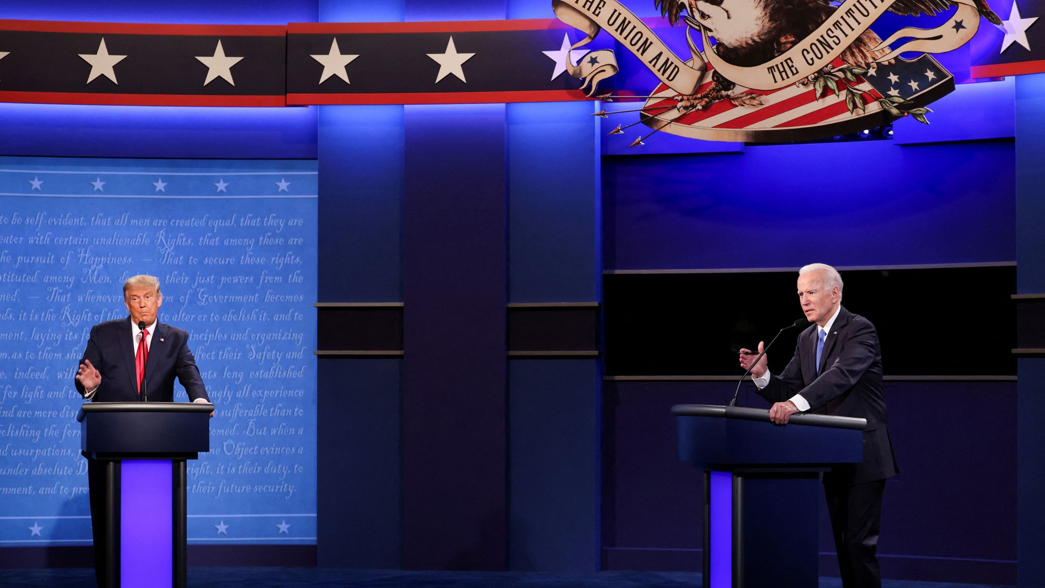 Joe Biden and Donald Trump agree on two head-to-head television debates ...