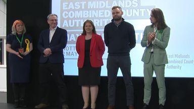 Claire Ward elected East Midlands mayor