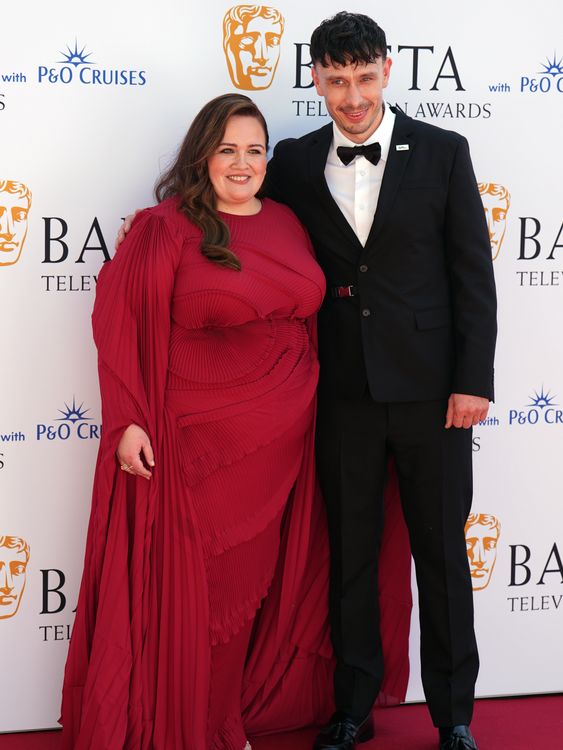 Jessica Gunning and Richard Gadd at the BAFTA TV Awards 2024. Pic: PA