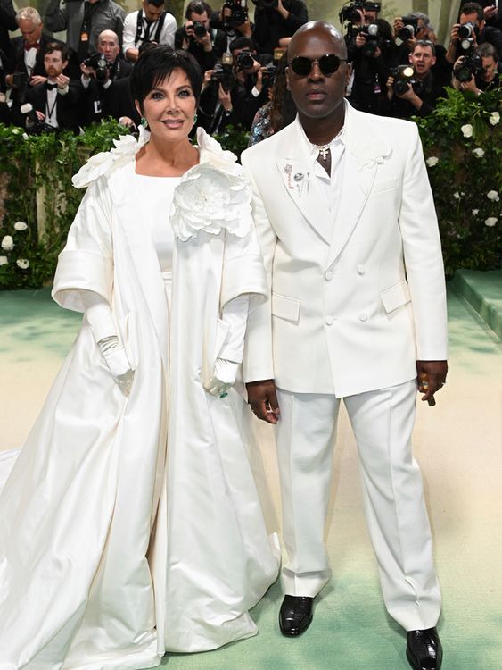Photo by: DPRF/STAR MAX/IPx 2024 5/6/24 Kris Jenner and Corey Gamble at the 2024 Costume Institute Benefit Gala celebrating "Sleeping Beauties: Reawakening Fashion," held on May 6, 2024 at The Metropolitan Museum of Art in New York City.