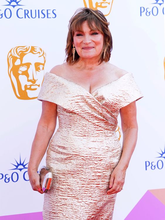 Lorraine Kelly at the TV BAFTAs 2024. Pic: PA