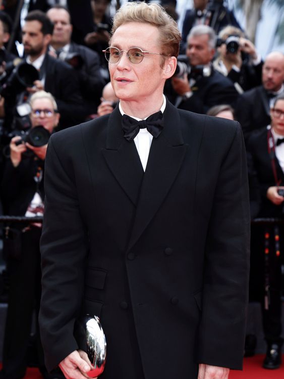 Valkyrie actor Matthias Schweighöfer also wore a bow tie and a black suit. Pic: Future Image/Cover Images/AP