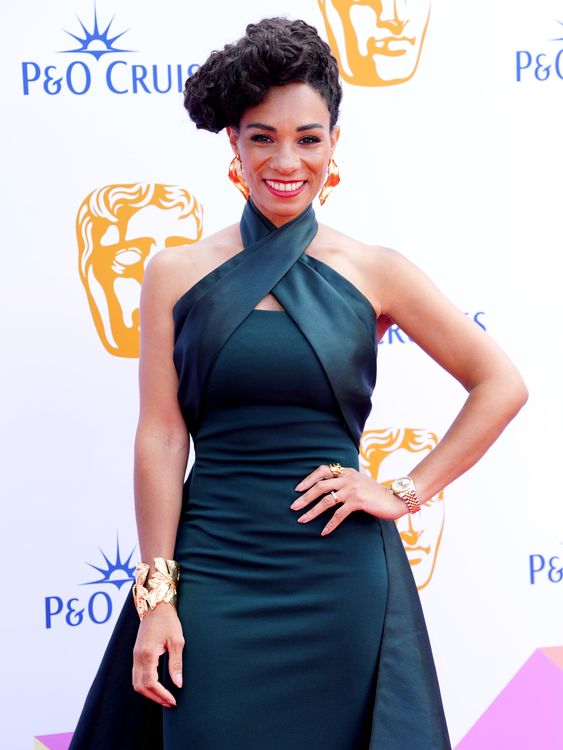 Michelle Ackerley attending the BAFTA TV Awards 2024, at the Royal Festival Hall in London. Picture date: Sunday May 12, 2024. PA Photo. See PA story SHOWBIZ Bafta. Photo credit should read: Ian West/PA Wire
