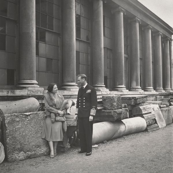 Queen Elizabeth with King George VI. Pic: Royal Collection Trust/His Majesty King Charles