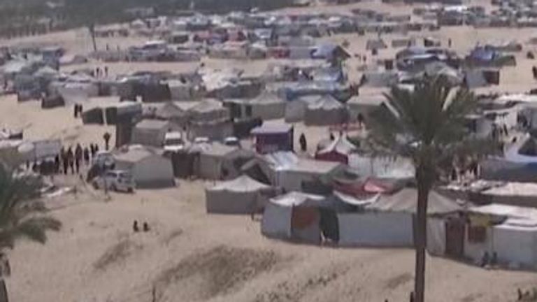 People in eastern Rafah were told to move to Muwasi, an Israeli-declared humanitarian area near the coast