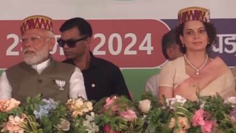 Prime Minister Modi and Kangana Ranaut