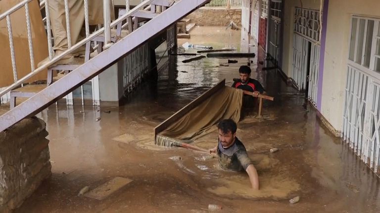 Flash floods due to unusually heavy seasonal rains kill at least 68 people in Afghanistan
