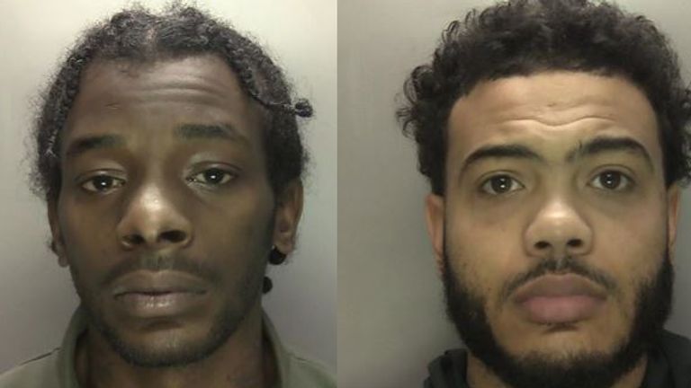 (L-R): Akelle Charles and Ricardo Thomas. Pics: West Midlands Police