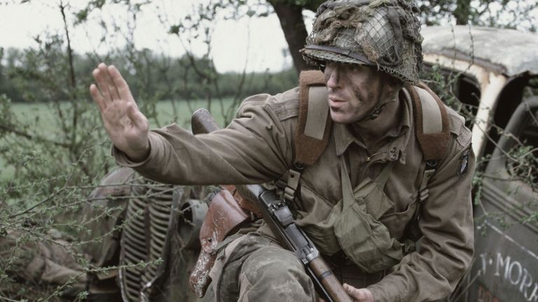 Pic: David James/Hbo/20th Century Fox/Dream Works/Kobal/Shutterstock 

Editorial use only. No book cover usage.
Mandatory Credit: Photo by David James/Hbo/20th Century Fox/Dream Works/Kobal/Shutterstock (5883529m)
Damian Lewis
Band Of Brothers - 2001
Hbo / 20th Century Fox / Dream Works
USA
Television