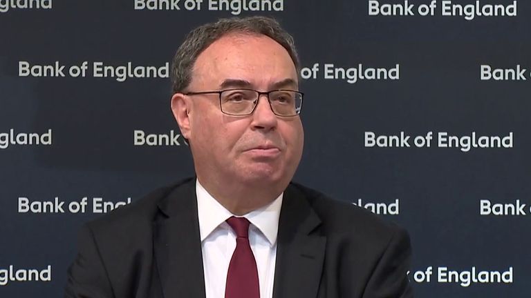 Andrew Bailey, governor of the Bank of England