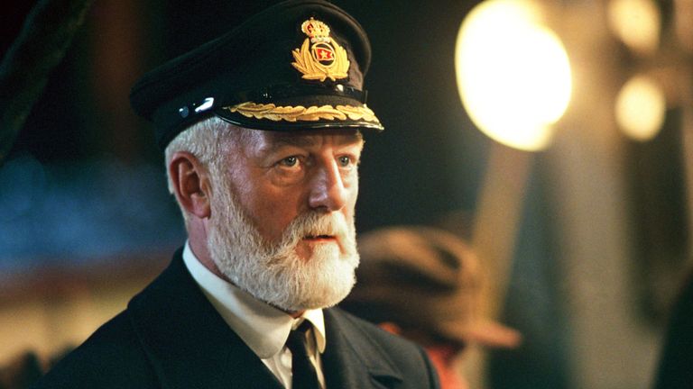Hill as Captain Edward Smith in Titanic. Pic: Shutterstock