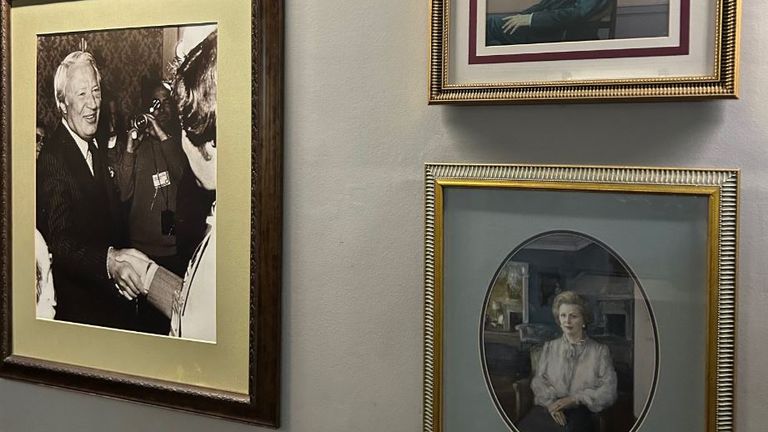 The walls of the No. 10 bar in Blackpool are adorned with former prime ministers. Pic: Jon Craig