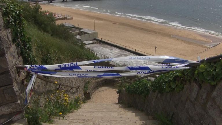 Woman stabbed to death on beach in Bournemouth