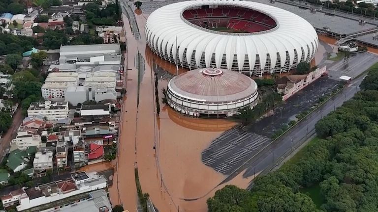 Aerial images show devastation of deadly Brazil floods