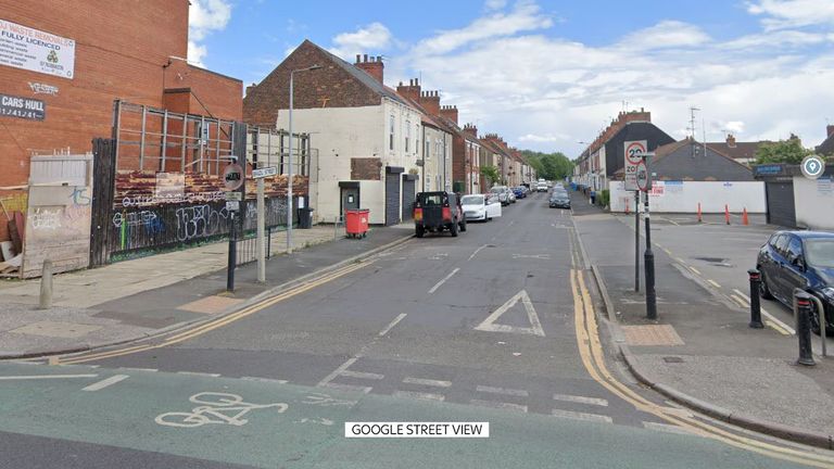 The attack took place on Brazil Street in Hull