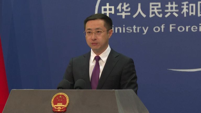 Lin Jian, spokesperson for the Chinese Foreign Ministry