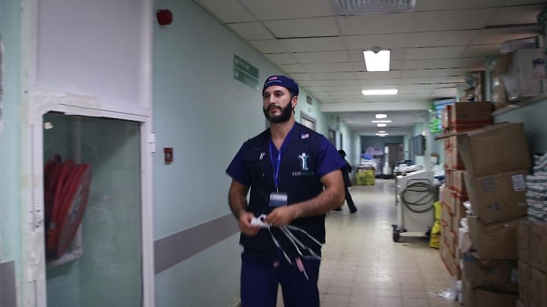 Mohammed Tahir, an orthopaedic and peripheral nerve surgeon from London who is working at the European Hospital in southern Gaza. For Sparks piece on Fajr Scientific and three British doctors working in the hospital.