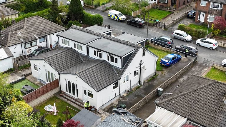 Police at scene of fatal house fire in Bradford