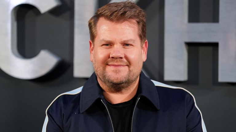 skynews-james-corden-late-late-show_6562961 جيمس كوردن يؤجل بداية اللعب لمشاهدة ركلات الترجيح لإنجلترا مع الجمهور |  أخبار الفنون والفنون