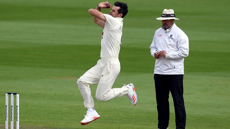 England v Pakistan - Third Test - Day Four - Ageas Bowl
England's James Anderson bowling during day four of the third Test match at the Ageas Bowl, Southampton.
Read less
Picture by: Mike Hewitt/PA Archive/PA Images
Date taken: 24-Aug-2020
Image size: 3410 x 2183
Image ref #: 55139711