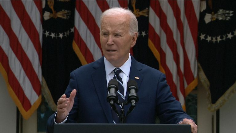 Joe Biden confirms series of tariffs on Chinese goods 