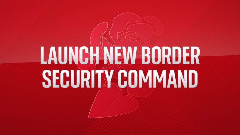 Launch new Border Security Command