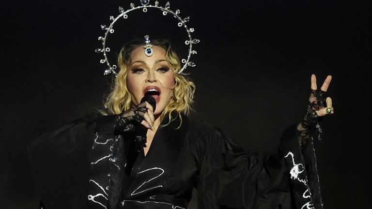 Madonna plays her biggest-ever show on Rio beach