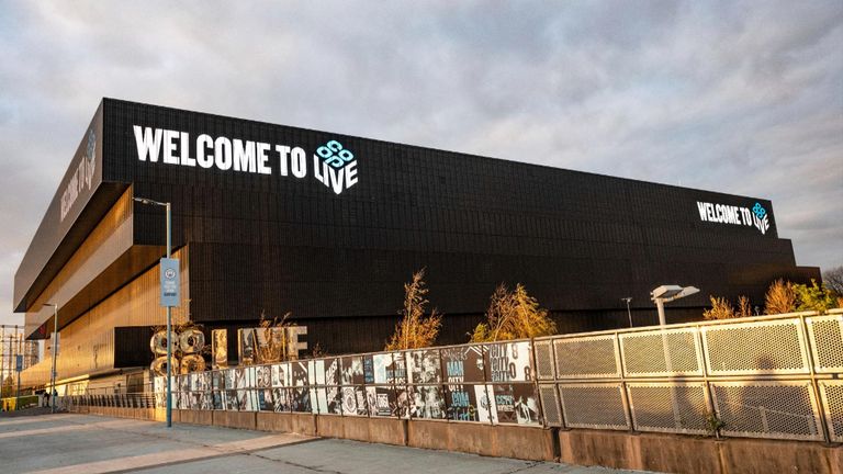 What is happening at Manchester&#39;s Co-Op Live Arena?