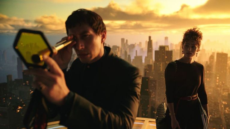 Adam Driver and Nathalie Emmanuel in Megalopolis. Pic: American Zoetrope