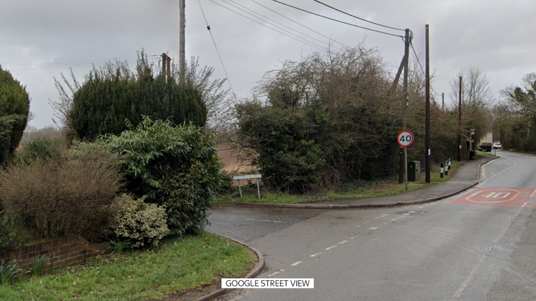 Kent Police said the collision happened on the A227 South Street in Meopham. Pic: Google Street View