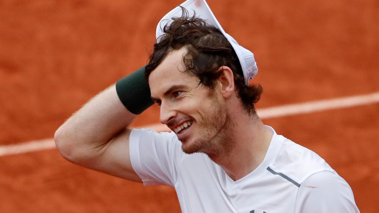 Murray beat Wawrinka in the 2016 semi-final. Photo.  Reuters 