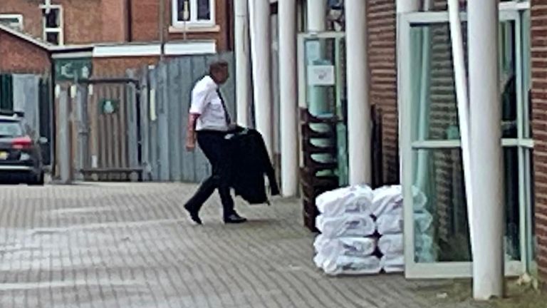 Pic: PA
BEST QUALITY AVAILABLE Suspended chief constable of Northamptonshire Police Nick Adderley arriving Northampton Saints Stadium, for his three-day misconduct hearing. Picture date: Tuesday May 28, 2024.
