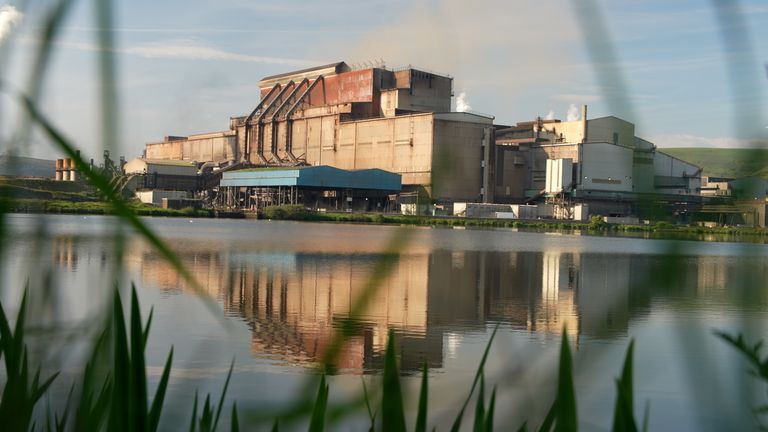 Tata Steel's new electric arc furnace site 