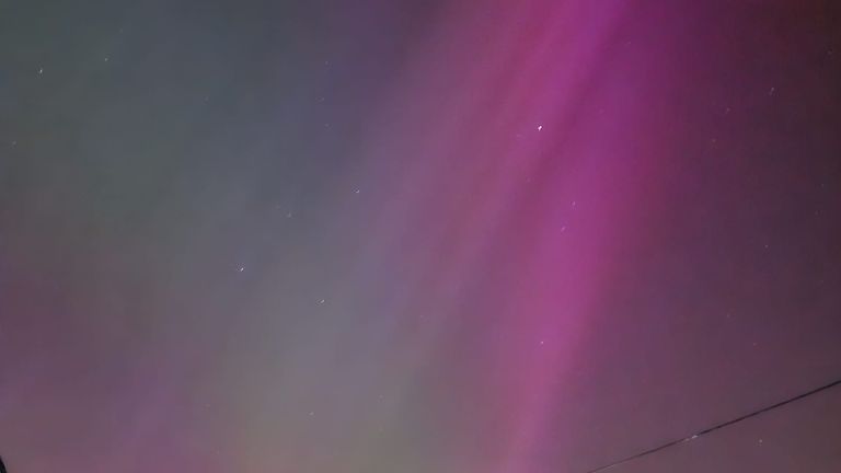 Northern Lights from Southend, Essex