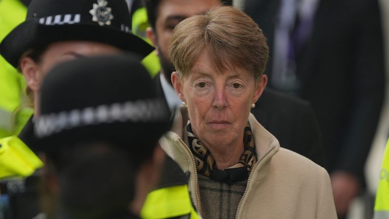 Former Post Office boss Paula Vennells in the Post Office Horizon IT inquiry.  Photo: PA