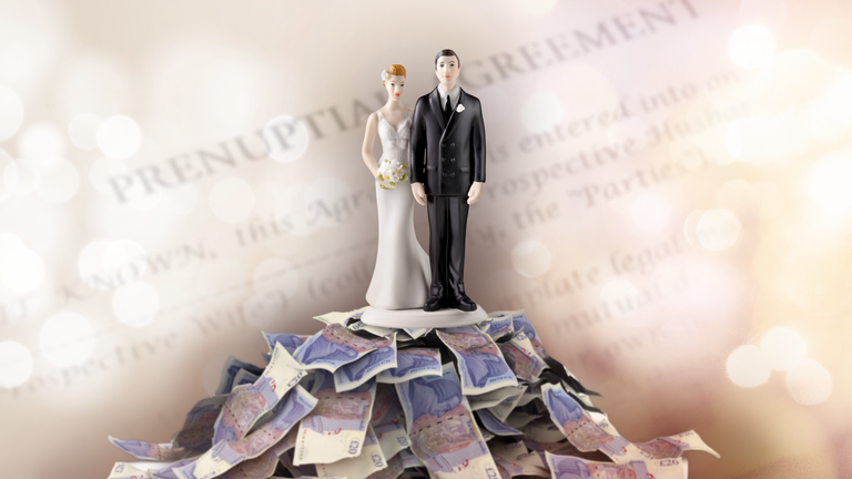 Prenuptial agreements are on the rise in the UK. Pic: iStock