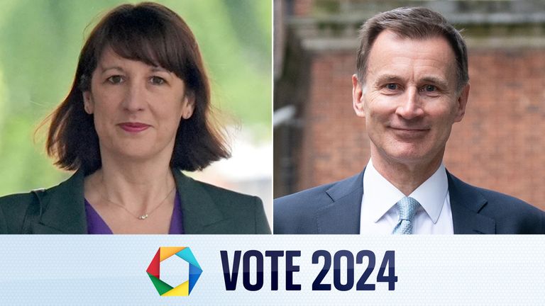 Rachel Reeves and Jeremy Hunt. File pics: PA