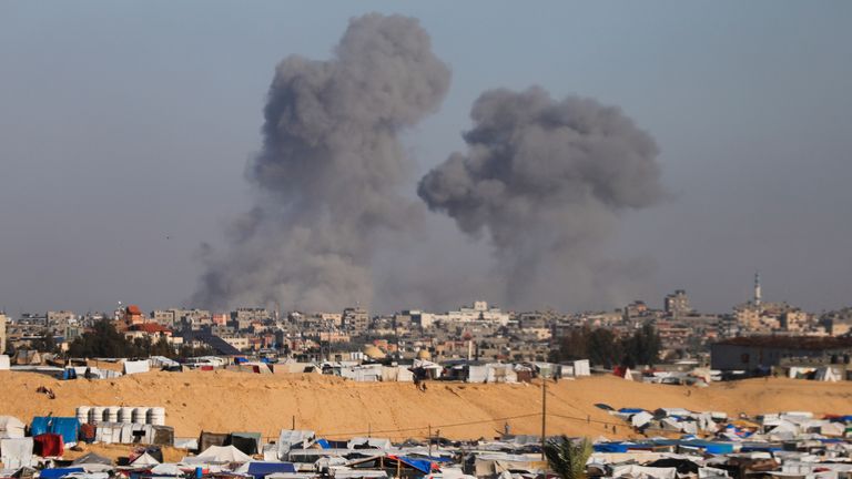 Israeli airstrikes hit Rafah.  Image: AP