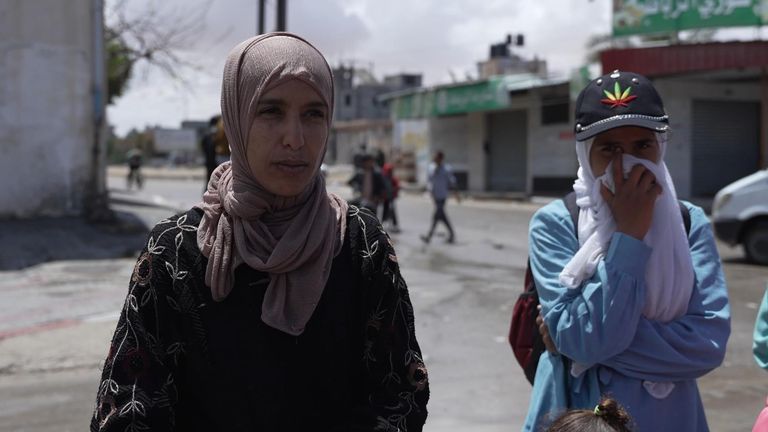 Displaced people and residents of Rafah react to IDF evacuation warning