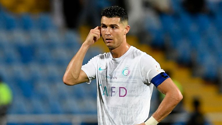 Cristiano Ronaldo, who players for Al-Nassr, is the most high profile player to move to Saudi Arabia. Pic: Reuters